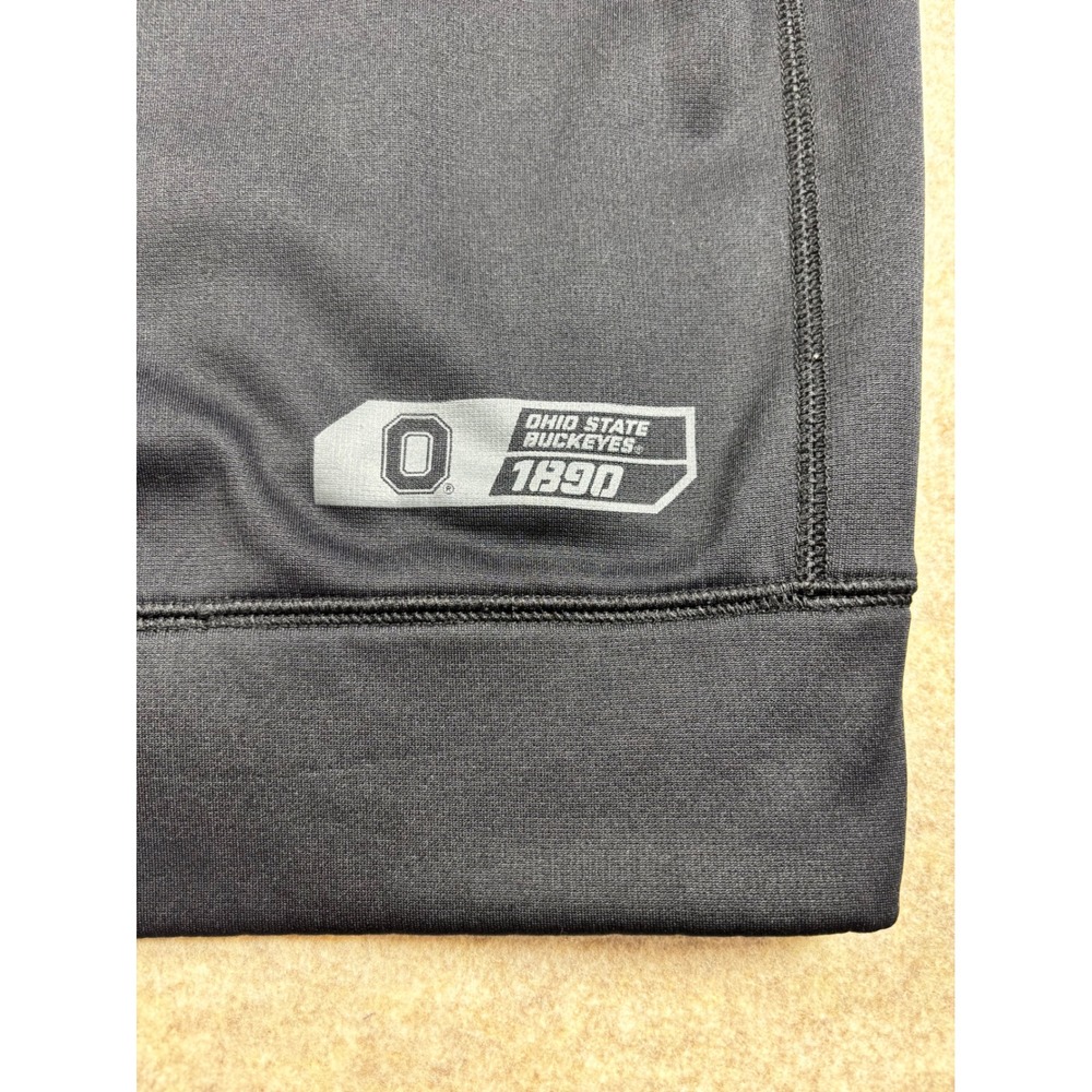Nike Ohio State Buckeyes Therma-FIT Sweatshirt Mens XL Black Crewneck Fleece - Picture 6 of 6